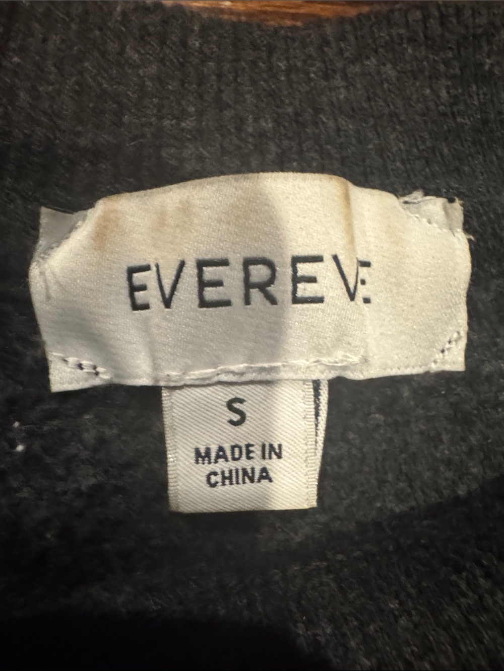 Evereve Silver Studded Sweatshirt Size Small - Picture 5 of 8